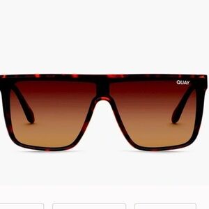 NEW ! Rare Quay Nightfall Polarized LARGE Quay Australia Tortoise Sunglasses